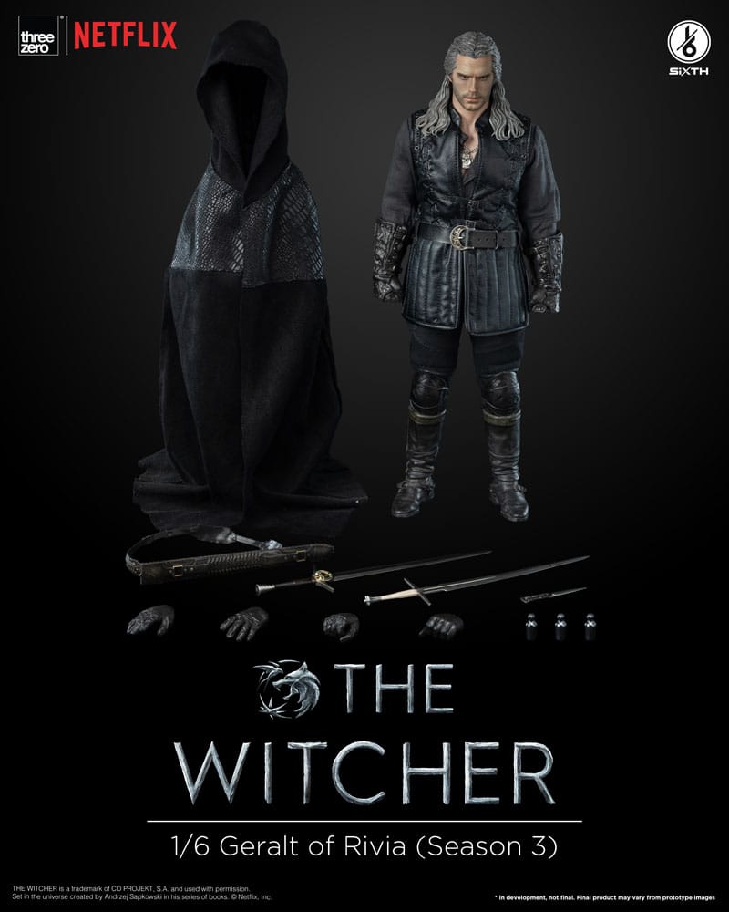 Figura The Witcher Season 3 Figura 1/6 Geralt of Rivia 31 cm Threezero