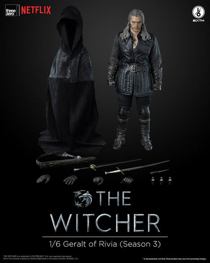 Figura The Witcher Season 3 Figura 1/6 Geralt of Rivia 31 cm Threezero