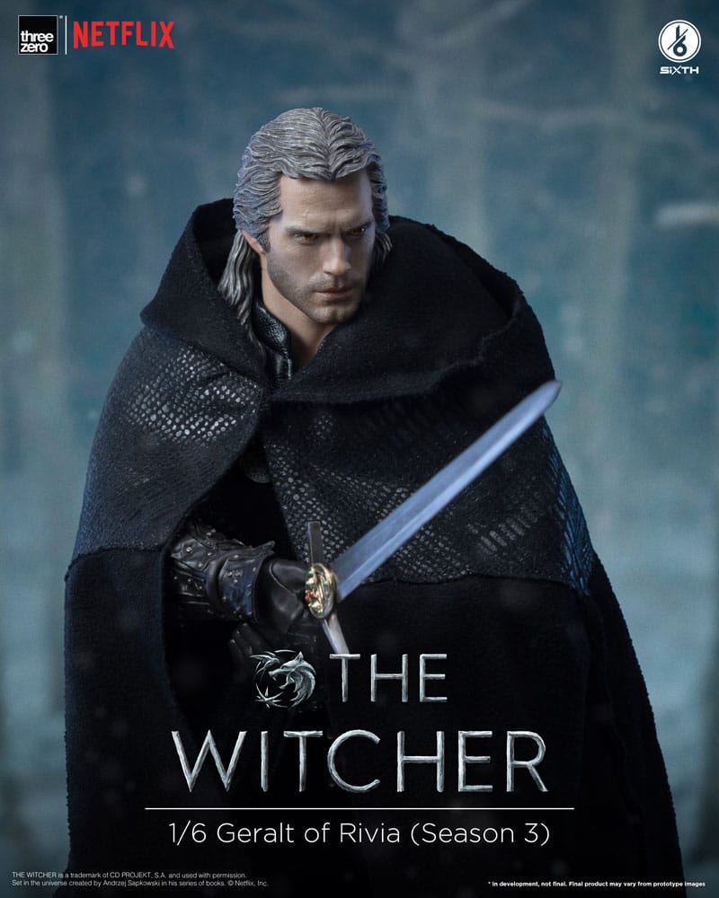 Figura The Witcher Season 3 Figura 1/6 Geralt of Rivia 31 cm Threezero