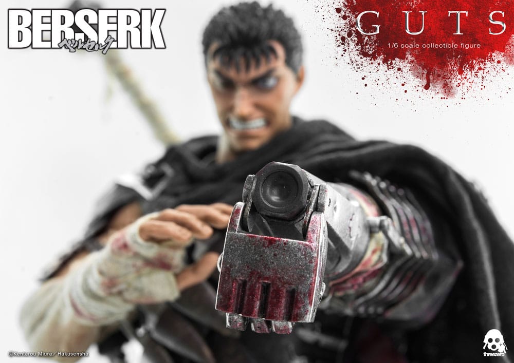 Figura Berserk Guts 1/6 (Black Swordsman) 32 cm Threezero