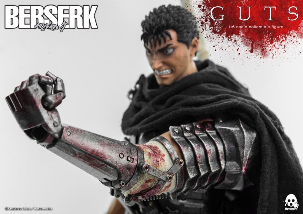 Figura Berserk Guts 1/6 (Black Swordsman) 32 cm Threezero