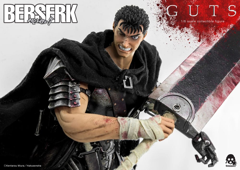 Figura Berserk Guts 1/6 (Black Swordsman) 32 cm Threezero