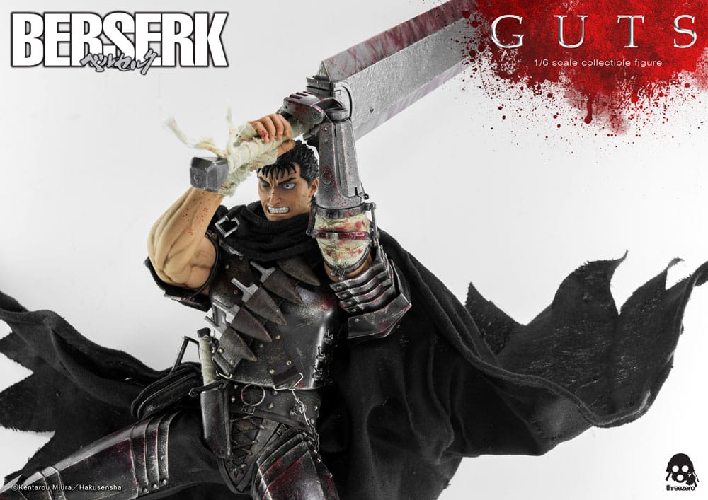 Figura Berserk Guts 1/6 (Black Swordsman) 32 cm Threezero