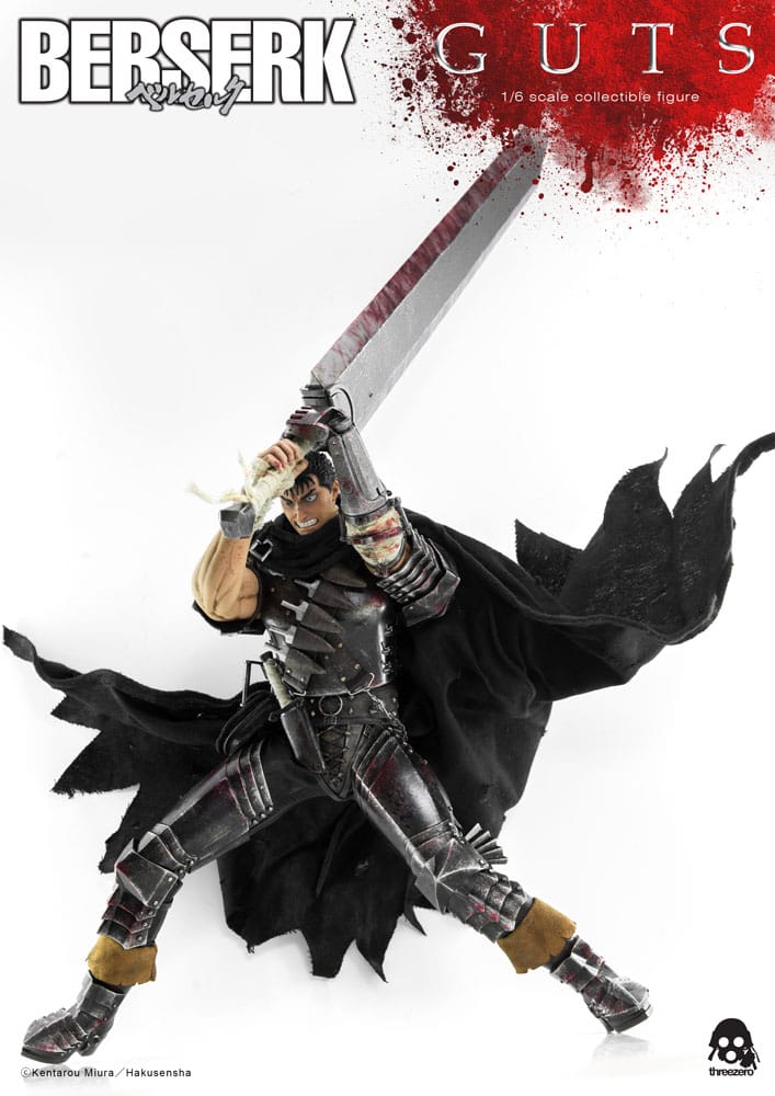 Figura Berserk Guts 1/6 (Black Swordsman) 32 cm Threezero