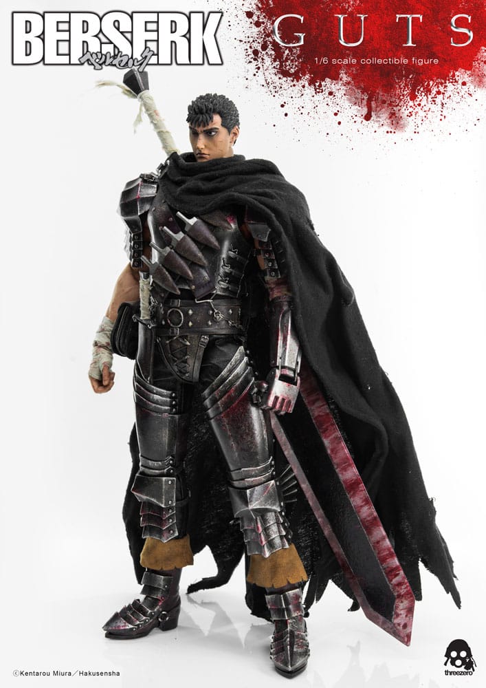 Figura Berserk Guts 1/6 (Black Swordsman) 32 cm Threezero