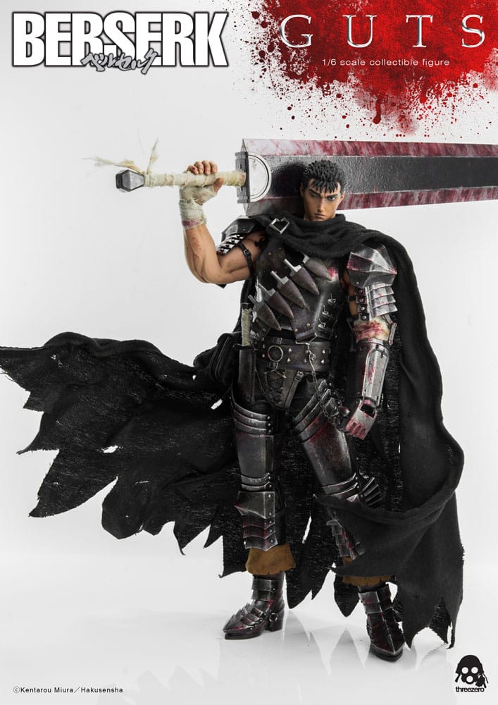 Figura Berserk Guts 1/6 (Black Swordsman) 32 cm Threezero