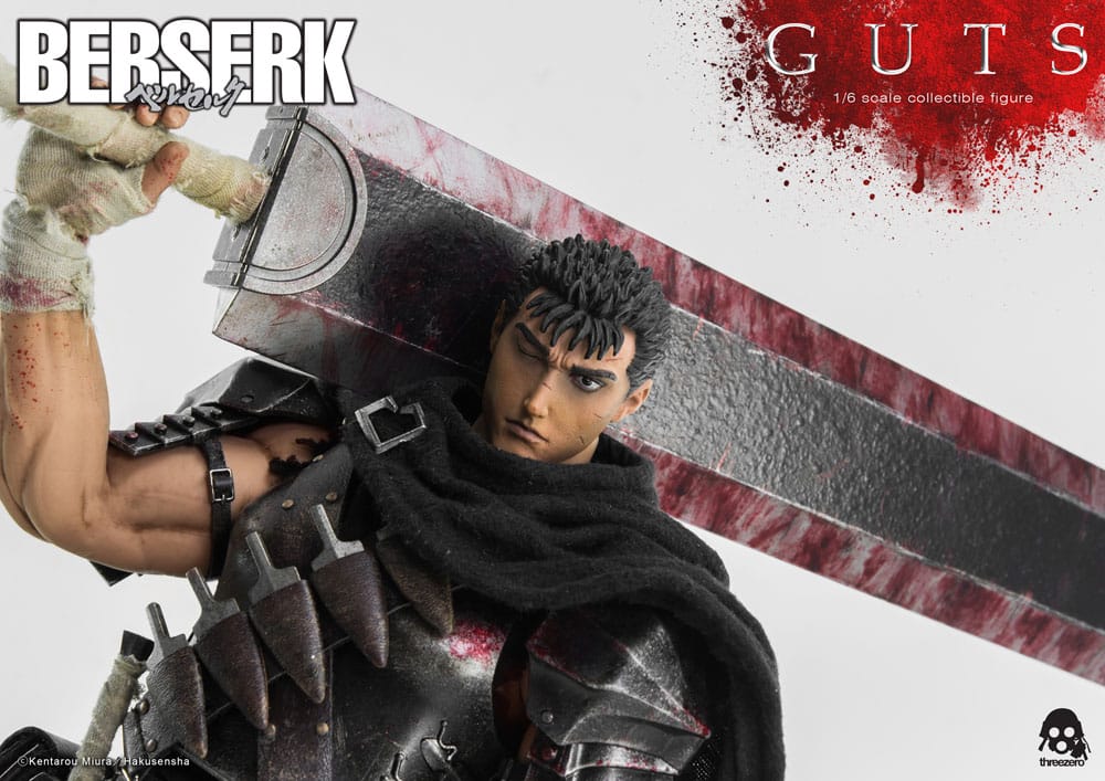 Figura Berserk Guts 1/6 (Black Swordsman) 32 cm Threezero