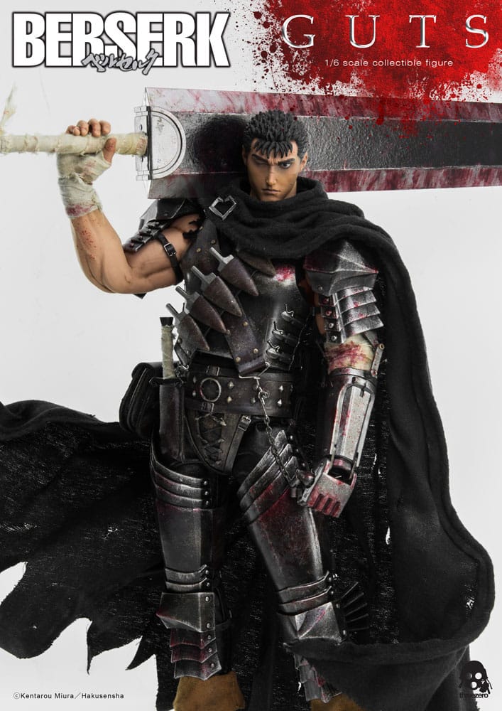 Figura Berserk Guts 1/6 (Black Swordsman) 32 cm Threezero