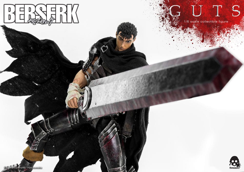 Figura Berserk Guts 1/6 (Black Swordsman) 32 cm Threezero