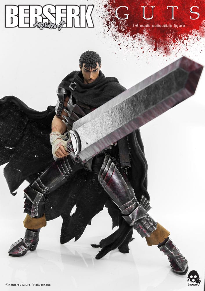 Figura Berserk Guts 1/6 (Black Swordsman) 32 cm Threezero