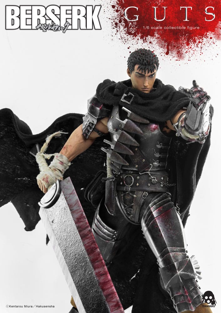 Figura Berserk Guts 1/6 (Black Swordsman) 32 cm Threezero