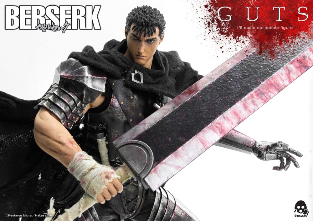 Figura Berserk Guts 1/6 (Black Swordsman) 32 cm Threezero