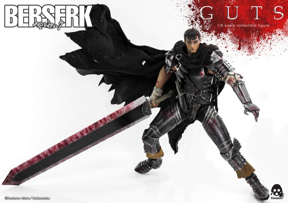 Figura Berserk Guts 1/6 (Black Swordsman) 32 cm Threezero