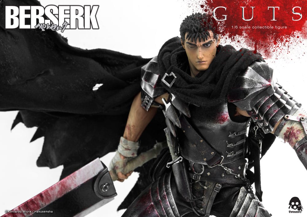 Figura Berserk Guts 1/6 (Black Swordsman) 32 cm Threezero