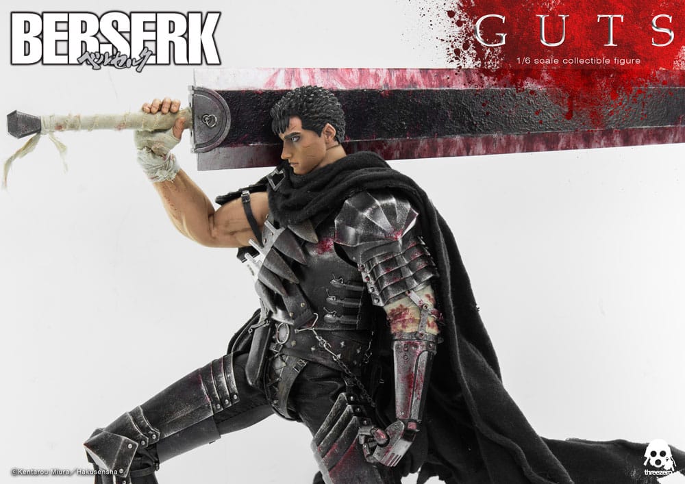 Figura Berserk Guts 1/6 (Black Swordsman) 32 cm Threezero