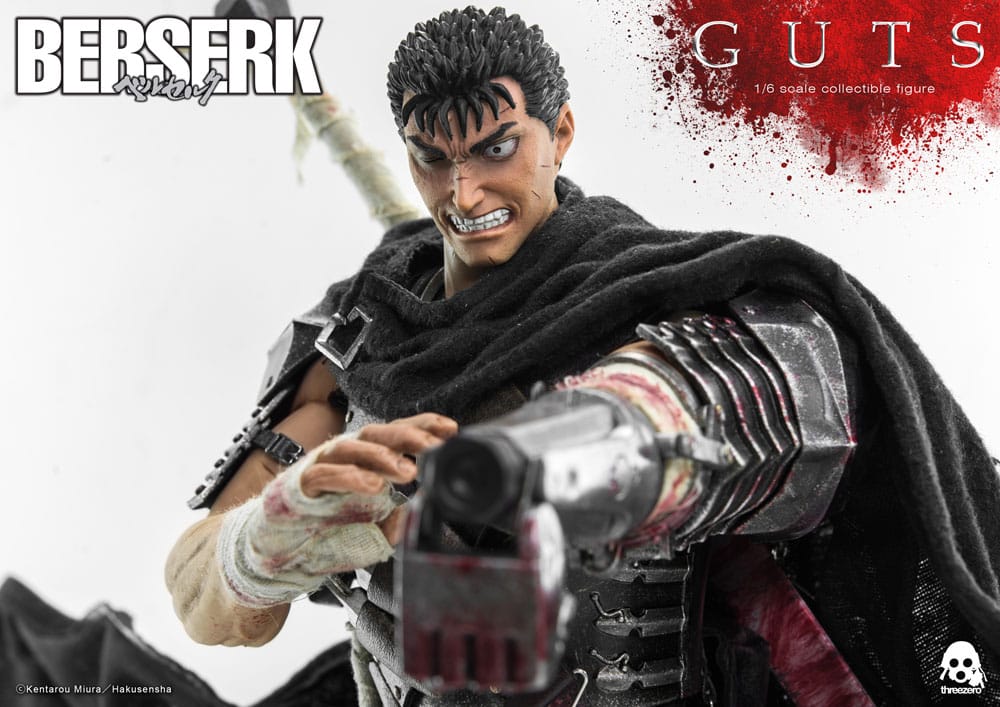 Figura Berserk Guts 1/6 (Black Swordsman) 32 cm Threezero