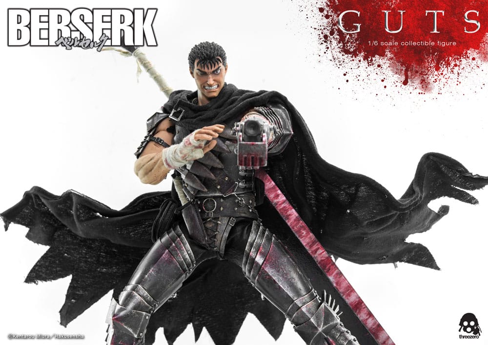 Figura Berserk Guts 1/6 (Black Swordsman) 32 cm Threezero