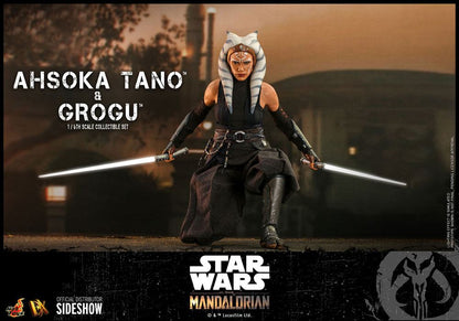 Figura Star Wars The Mandalorian Pack de 2 Figuras 1/6 Ahsoka Tano & Grogu 29 cm Hot Toys