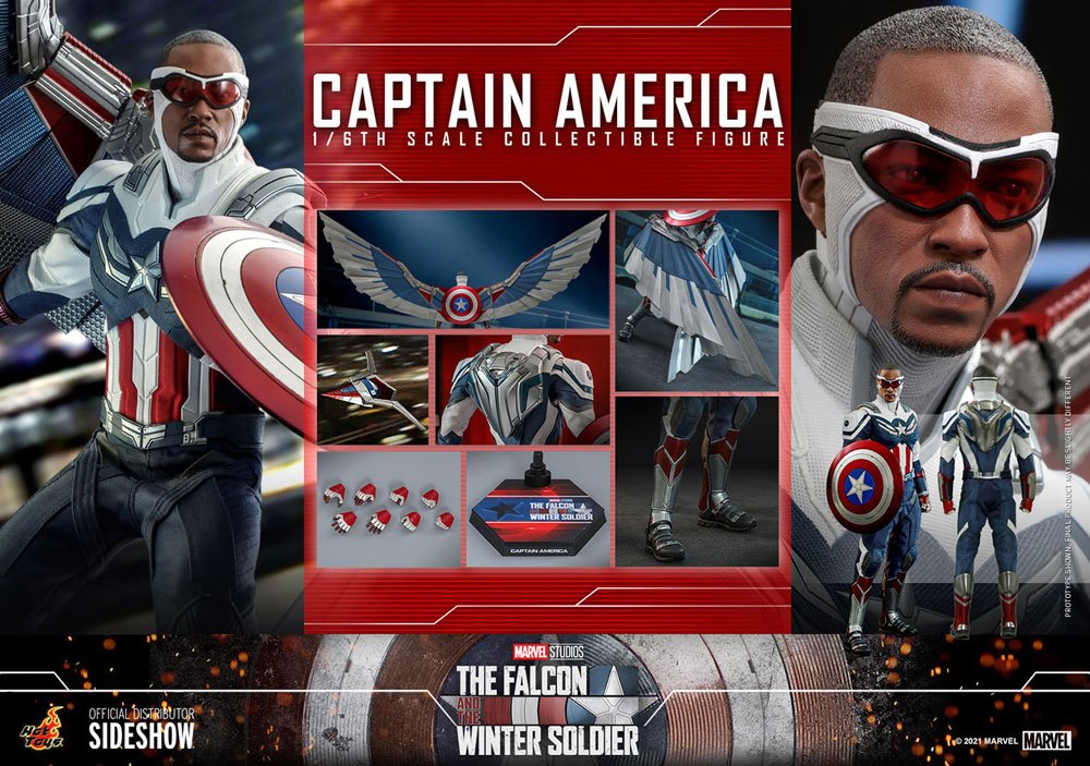 Figura The Falcon and The Winter Soldier Figura 1/6 Captain America 30 cm Hot Toys