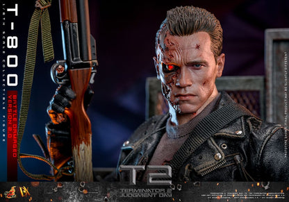 Figura Terminator 2 Figura 1/6 Movie Masterpiece T-800 Battle Damaged Version 2.0 32 cm Hot Toys